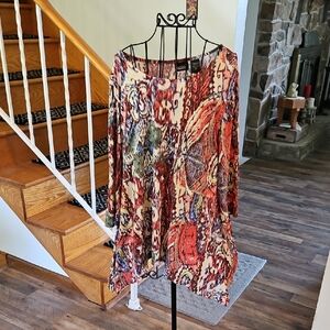 👚Sara Studio Multicolor Paisley Tunic